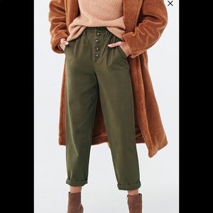 Drawstring Paperbag Pants